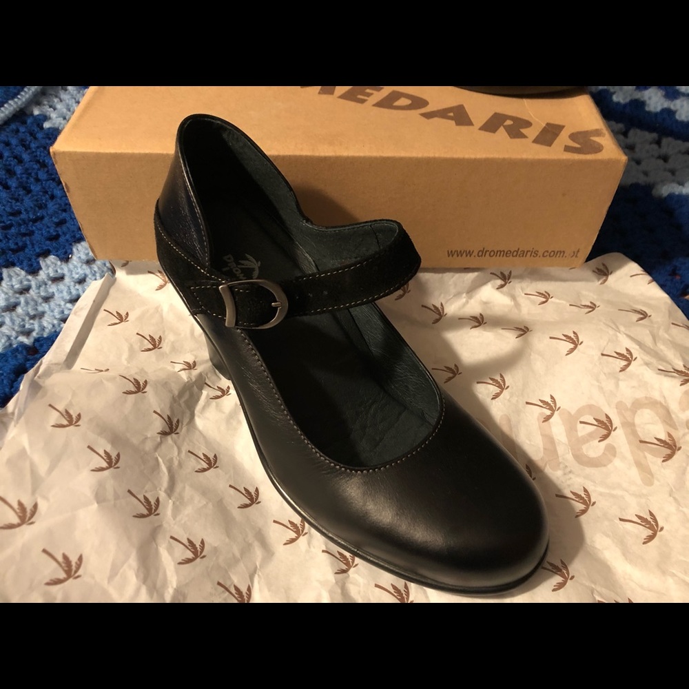 Dromedaris Nadia Black/Suede